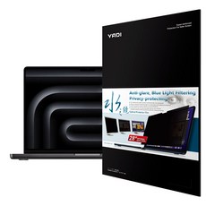 YADI 亞第 獨特磁吸 水之鏡防窺片 PF4PPC-AP-PRO-14-21 Apple MacBook Pro 14 M3 A2918 專用, 透明色, 1片