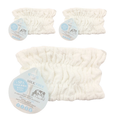 KEYTOSS 詰朵斯 牛奶紗保濕彈力美容巾, 柔軟親膚天然素材, RE6411, 3個