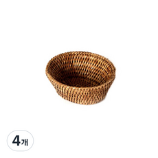 BIK 藤編橢圓盤 IT CO 014, 單一顏色, 4個