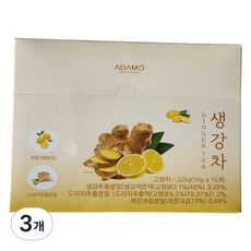Chungsol Fnb Adamo 生薑茶, 15g, 3個, 15入