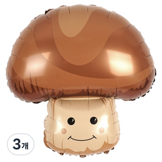 Partyzzang 蔬菜 鋁箔 蘑菇 氣球, 混合顏色, 3個