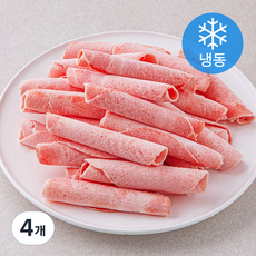 돌돌이 대패 목살 구이용 (냉동), 400g, 4개