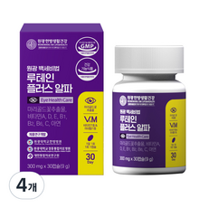 원광한방생활건강 백세비법 루테인 플러스 알파 9g, 4개, 30정