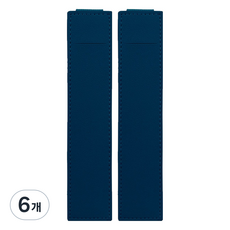 미소로운 다이어리 볼펜 홀더 S 16.5 x 3.5 x 0.5 cm, 네이비, 6개