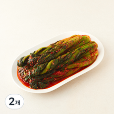 바른테이블 여수 돌산 갓김치, 2kg, 2개