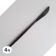 큐트폴 스타일 디너나이프, 블랙, 4개