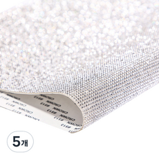 DIY興趣 方塊珠寶串珠 寶石膠帶裝飾貼紙 小, 5個, 01 白色