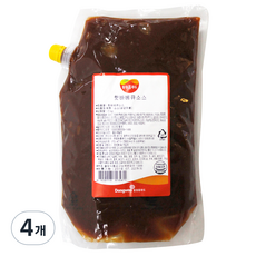 동원홈푸드 핫바베큐소스, 2kg, 4개