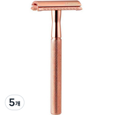메이징초이스 여성용 일회용 면도기 로즈골드, 1개입, 5개