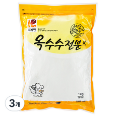tureban 玉米澱粉, 1kg, 3個