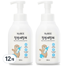 MyBEE 奶瓶清潔劑 泡沫型容器, 500ml, 12個