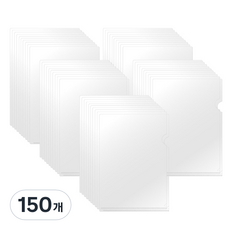 오피스디포 고투명 클리어홀더, 150개, 투명
