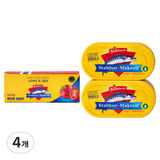 스타부르 캔고등어 오리지널, 170g, 4개