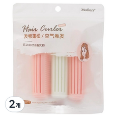 Empini 髮根豐盈夾 瀏海髮捲 3入, 2個, 混色