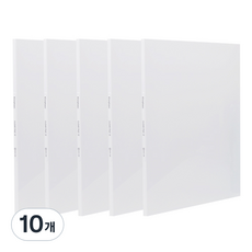 KING JIM A4透明文件夾, 白色, 10個