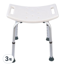 Daybyday 바른 생활 이야기 환자용 높이 조절 목욕 의자, 화이트, 3개