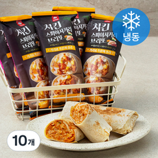 천일냉동 치킨 스파이시 커리 브리또 (냉동), 120g, 1개입, 10개