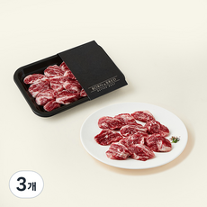 본앤브레드 한우 안심추리 1++(9) 구이용 (냉장), 120g, 3개