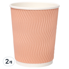 DK CUP Happy Pack 韓潔 一次性三層紙杯 粉紅色 330ml, 2個, 100入