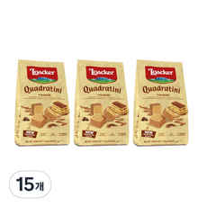 Loacker 萊佳哈斯 方角哈斯餅 提拉米蘇口味, 110g, 15包