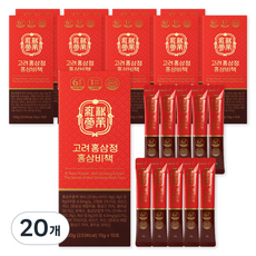 웰트릿 고려홍삼정 홍삼비책 10p, 20개, 100g