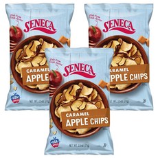 Seneca 蘋果脆片 焦糖口味, 3包, 71g