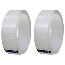 JOJO 無痕超強力矽膠雙面膠帶 2mm x 1m, 單一顏色, 2個