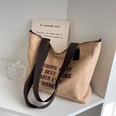 Bswan 大容量拉鍊帆布托特包