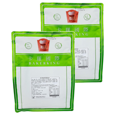 Bakerking 卡羅 能量無蛋蛋糕粉DIY, 2kg, 2包