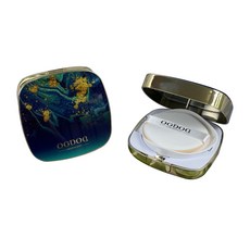 OGDOa 翡翠鑽光遮瑕氣墊粉餅 15g+補充蕊 SPF50+ PA++++ 15g, 單色, 1組