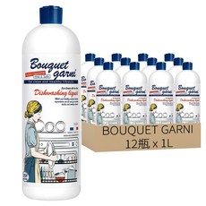 BOUQUET GARNI 環保植萃洗碗機專用洗潔精, 1L, 12瓶