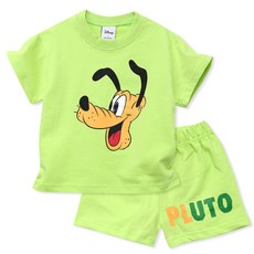 Little Rabbit 孩童布鲁托印花短袖套裝