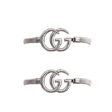 스틸 정리 링 커튼집게 38cm, 실버(레터GG), 2개