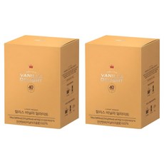 HOLLYS 香草風味即溶咖啡粉, 19.5g, 40條, 2盒