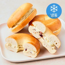 플레잇 어니언 베이글 샌드위치 3개입 (냉동), 510g, 1개