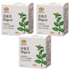 Magnet 曼寧 淨衡茶 (10包/盒) 添加專利益生菌 無咖啡因草本配方 幫助維持消化機能, 2g, 3盒