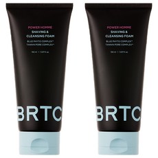 BRTC. 男仕Power Homme刮鬍洗面乳, 150ml, 2條
