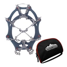 snowline Chainsen Pro 冰爪, 海軍藍+紅色