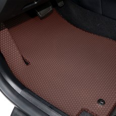 메이튼 차량 TPE 벌집패턴 카매트 운전석, 기아 쏘렌토 MQ4/더뉴 쏘렌토 MQ4 가솔린/디젤 20년3월~, 브라운