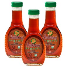 andersons 유기농 퓨어 메이플 시럽, 236ml, 3개