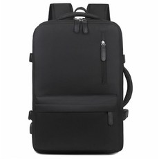 乾濕分離輕旅行收納背包, 43 x 30 x 20cm, 經典黑