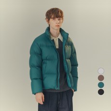 MIND BRIDGE 男款短版寬鬆羽絨夾克 MYDJ8150