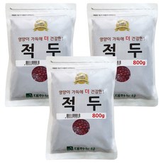 대한농산 적두 팥, 800g, 3개