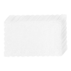 Maket Gamseong 外燴用長方形蕾絲花邊紙 150入 30 x 19 cm, 1個, 單一顏色