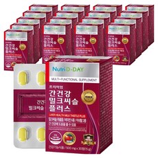 뉴트리디데이 간건강 밀크씨슬 플러스, 30정, 18개