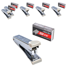 SDI 手牌 簡約實用型釘書機 附針 1102CA, 顏色隨機, 3組