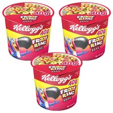 후루트링 컵 시리얼, 40g, 3개