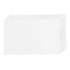 Maket Gamseong 餐飲用長方形蕾絲花邊紙 150入 40 x 30 cm, 1個, 單一顏色