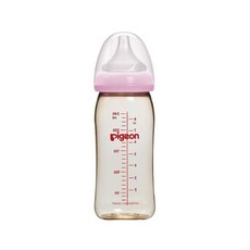 pigeon 貝親 寬口母感PPSU奶瓶 P00782P 3個月以上, 240ml, 1個, 粉色
