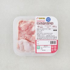 코켄 무항생제 인증 닭다리살 정육, 400g, 1개
